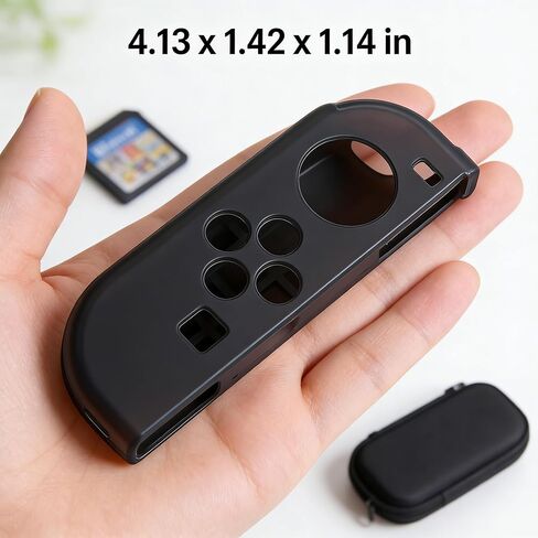 حافظة واقية من مادة TPU لأجهزة تحكم Nintendo Switch/OLED Joy-Con، غطاء مقاوم للانزلاق ومقاوم للخدش مع فتحات دقيقة للألعاب المنزلية والسفر in Saudi Arabia