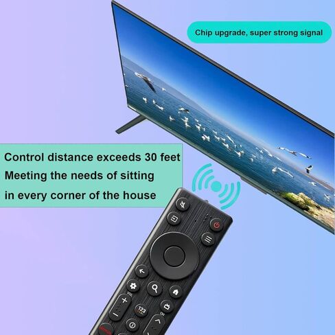 لاستبدال جهاز التحكم عن بعد TCL Google TV، متوافق مع TCL QD-Mini LED 4K UHD 50/55/65/75/85 QM5K، QM6K، QM7K Google Smart TVs Series والمزيد (بدون تحكم صوتي) in Kuwait