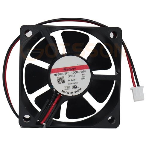 MF60202V3-1000C-A99 لمروحة 6 سم 6020 DC24V 6 سم مروحة فائقة الهدوء 60X60X20MM in Kuwait