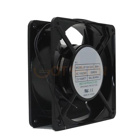 UF12A12/23 BWh تيار متردد 115/230 فولت 23/19 وات جهد مزدوج 12038 مروحة in Kuwait