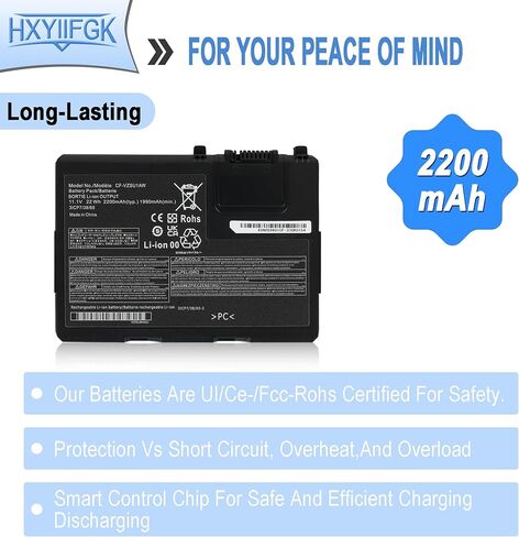 CF-VZSU1AW استبدال بطارية الكمبيوتر المحمول لباناسونيك Toughbook CF-33 12 بوصة CF-33MK1 CF-VZSU1AR CF-VZSU1AJS CF-VZSU1BW CF-33AEHFATG CF-33AEQGATG CF-33AEHFZTG CF-33AEHFZTN in Kuwait