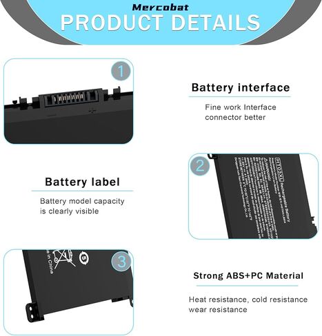 استبدال البطارية لـ HP HT03XL L11119-855 Pavilion 15 15-DA 15-DB 15-CS 15-DW 15-DY 17-by 17-CA 14-CE 14-CF 14-DF Series 15-CW1XXX 15-DB0004DX 15-DA0014DX HSTNN-UB7J HSTNN-DB8R HT03041XL in Kuwait