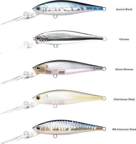 LUCKY CRAFT Pointer 65XD, Jerkbait, Trout Fishing Lure, Freshwater Bass Fishing Lure, Suspending Hard Bait with Side-to-Side Action, Weight Fixed Low Center Balancer in Saudi Arabia