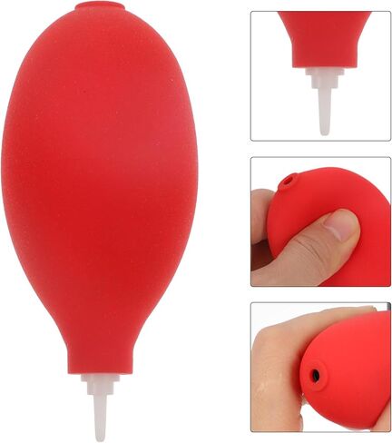 Toddmomy Mini Portable Air Blower Dust for Camera Lens and Electronics, Red Squeeze Bulb Air Duster for Keyboard and Sensor Cleaning in Saudi Arabia