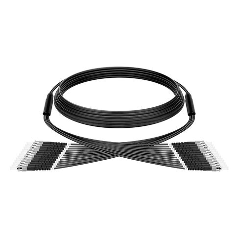 Single Mode Fiber ST to ST 30M/100FT,TPU Outdoor Fiber Optic Cable Simplex OS2 9/125um Armored Fiber Patch Cable OD-6mm,UPC 12 Core Fiber Optic Internet Cable in Saudi Arabia