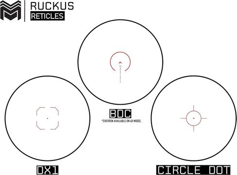 Monstrum Ruckus 4X Prism Scope with Shake Awake | BDC Reticle in Saudi Arabia