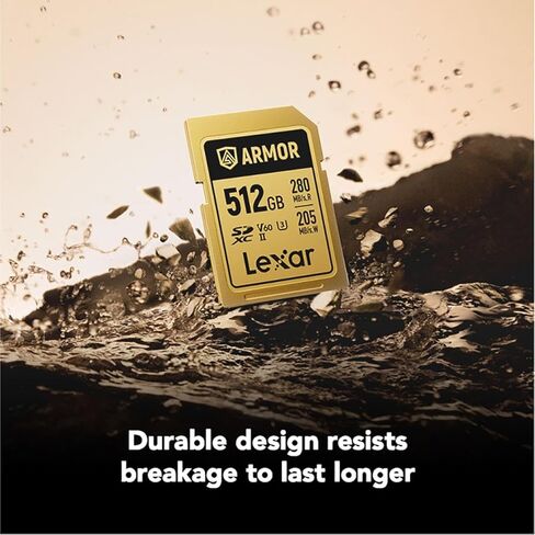 Professional Armor Gold 512GB UHS-II V60 SDXC Memory Card in Saudi Arabia