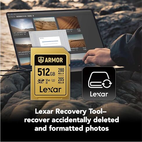 Professional Armor Gold 512GB UHS-II V60 SDXC Memory Card in Saudi Arabia