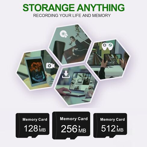 Micro SD Card 256MB (0.25GB) Pack of 6 in Bulk Low Capacity for MP3/Old Phones/Small Files Only -Not for Cameras/Dashcams/GB Devices in Saudi Arabia