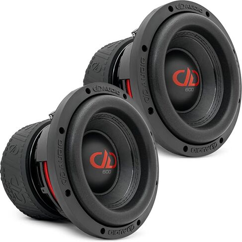 DD Audio 2 608F-D2 8" Dual 2-Ohm 3000W Subwoofers Pair in Saudi Arabia
