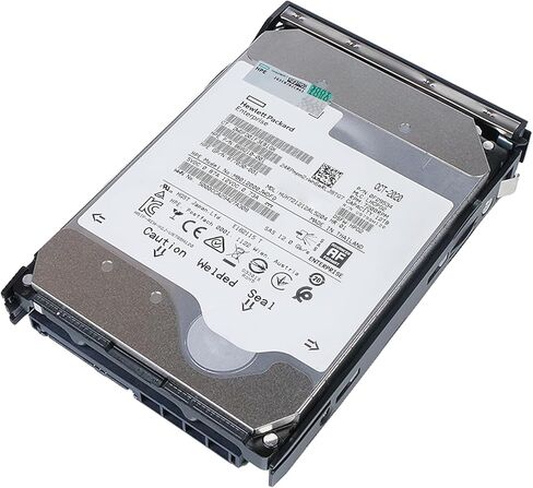 HP 12 تيرابايت 7200 دورة في الدقيقة SAS 12 جيجابايت/ثانية 512e 3.5 بوصة محرك الأقراص الصلبة للمؤسسات DL20 DL110 DL320 DL325 DL340 DL345 DL360 DL365 DL380 DL385 DL560 ML110 ML350 MB012000JWDFD 868210-001 G11 (متجدد) in Saudi Arabia