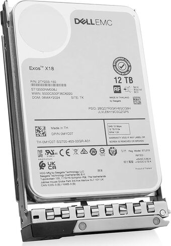 Dell 12TB 7.2K RPM SAS 12Gb/s 512e 3.5in Enterprise PowerEdge Hard Drive for: R440 R750 R450 T150 R470 T560 T40 R250 R740 R640 T550 T350 R540 R840 ME4024 R650XS R550 R650 R350 R660XS 0MKPMT MKPMT G16 in Saudi Arabia