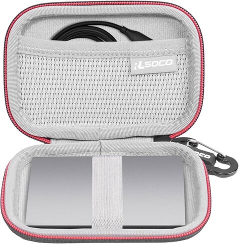RLSOCO Hard Case for Lexar ES3 1TB/2TB External SSD, USB 3.2 Gen2 Portable SSD - Black (Case Only) in Saudi Arabia
