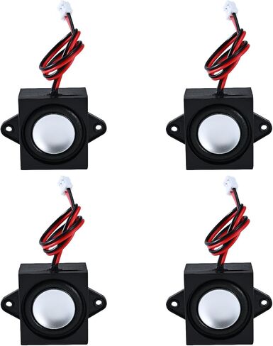 مكبر صوت صغير 4 أوم 3 وات مكبر صوت صغير الحجم مع طرف JST-PH2.0mm-2 دبوس مثالي لآلات الإعلان عن المشاريع الإلكترونية الصغيرة من Arduino وشاشات تلفزيون LCD (6 قطع) in Kuwait