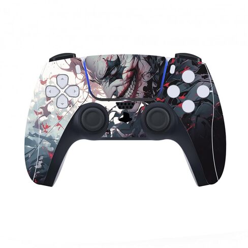 PlayVital for ps5 Skin - إصدار القرص مجموعة كاملة من غلاف وحدة التحكم، غطاء لاصق من الفينيل لوحدة التحكم ps5 ومحطة الشحن وسماعة الرأس وجهاز التحكم عن بعد للوسائط - Kill Clown in Saudi Arabia