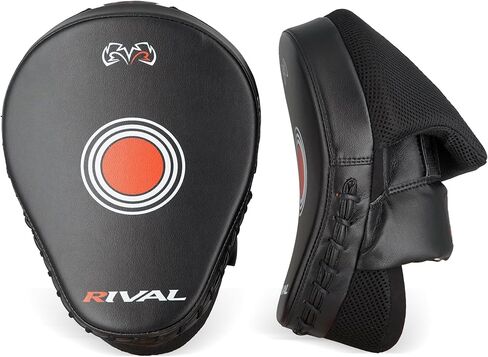 RIVAL Boxing RAPM Pro Punch Mitts - Padded Finger Protector, Pre-Curved, High-Density, Impact-Resistant Foam, and Airflow System in Saudi Arabia