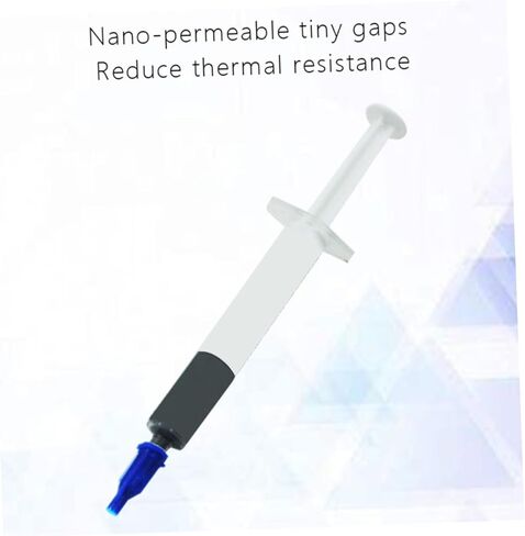 Gadpiparty 1set Thermal Paste CPU Paste Thermal Compound Low Viscosity Silicone Grease for Heat Sink in Saudi Arabia