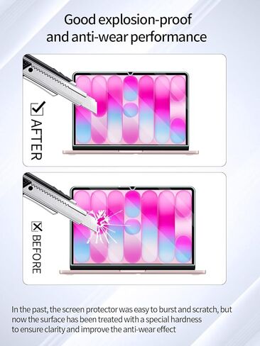 Screen Protector for Apple MacBook Neo (2026) 13 inch Laptop, Anti-Scratch 9H Hardness Touch Sensitive 2.5D Rounded Edges Bubble Free Easy to Install,2 Pack in Saudi Arabia