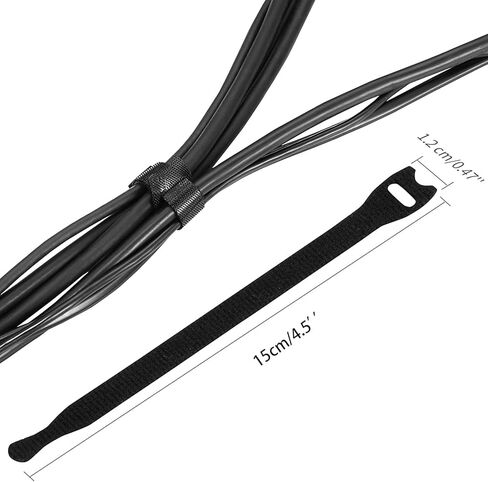 50PC Cable Ties Reusable - Cable Straps Multi-Purpose Tie Wraps Fastening Straps Used for Headphones Phones 1 in Saudi Arabia