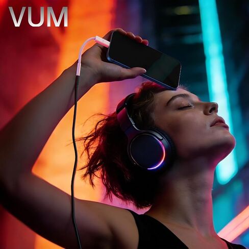 محول صوت VUM 32 بت/384 كيلو هرتز USB-C إلى 3.5 مم CX31993 & MAX97220 شريحة مزدوجة، فك تشفير رقمي عالي الدقة ومضخم تشغيلي مع كابل نحاسي خالٍ من الأكسجين مطلي بالفضة دونجل صوت USB C إلى محول مقبس سماعة الرأس in Kuwait