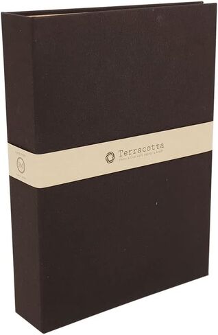 Nakabayashi Terracotta Terracotta 1PL Pocket Album, 3 Tiers, Holds 360 Sheets, 360 Sheets, Brown in Saudi Arabia