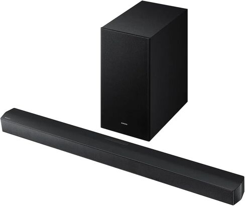 مكبر صوت Samsung B-Series، HW-B750F مضخم صوت 5.1 قناة، مع مضخم صوت لاسلكي، صوت DTS Virtual:X ثلاثي الأبعاد، Q-Symphony ووضع الألعاب للتلفزيون والأفلام الغامرة in Saudi Arabia