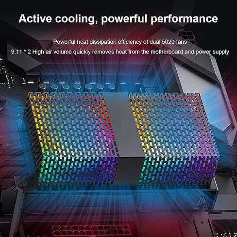 مبرد غرفة التبريد، مروحة تبريد مشعاع ذاكرة الكمبيوتر لـ DDR DDR2 DDR3 DDR4 DDR5 مشعات نشطة ARGB مروحة تبريد لتبريد وحدة الذاكرة in Kuwait