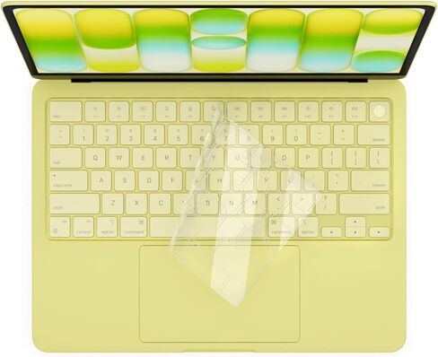 غطاء لوحة مفاتيح من السيليكون لجهاز 2026 MacBook Neo 13 بوصة A18 Pro مع معرف اللمس ومضاد للانسكاب والغبار وقابل للغسل وملحقات حماية تخطيط US/ANSI (أسود) in Kuwait