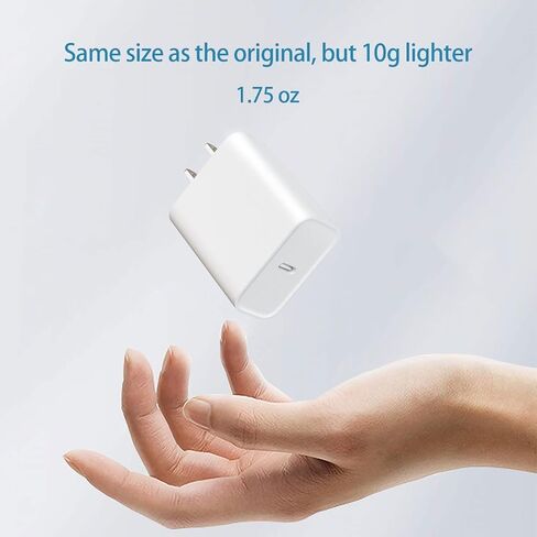 كتلة شاحن USB C شحن سريع، محول شاحن، 4 قطع شاحن حائط من النوع C مع كابل شحن سريع 6FT لهاتف iPhone 17/17 Plus/17 Pro Max/16/16 Pro Max/16 Plus/15 Pro Max/لجهاز iPad Pro in Kuwait