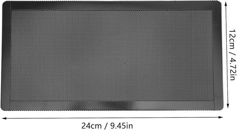 PC Fan Dust Mesh Filter Black Ultra Fine Holes Dust Proof Grills 120x240mm Magnetic PVC Computer Accessories Cooling Fans in Saudi Arabia