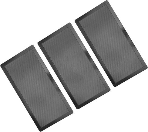 PC Fan Dust Mesh Filter Black Ultra Fine Holes Dust Proof Grills 120x240mm Magnetic PVC Computer Accessories Cooling Fans in Saudi Arabia