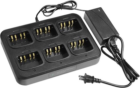 XPR7550 Six Way Rapid Charger PMNN4491A for Motorola XPR6550 XPR6350 XPR3500 XPR3300e XPR7350e PMNN4409 PMNN4493 Battery 6-Unit Charging in Saudi Arabia