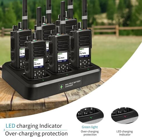 XPR7550 Six Way Rapid Charger PMNN4491A for Motorola XPR6550 XPR6350 XPR3500 XPR3300e XPR7350e PMNN4409 PMNN4493 Battery 6-Unit Charging in Saudi Arabia
