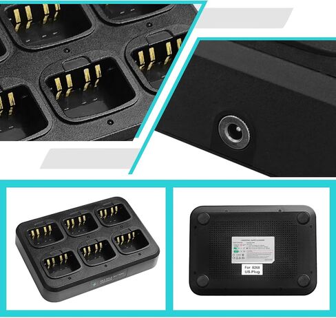 XPR7550 Six Way Rapid Charger PMNN4491A for Motorola XPR6550 XPR6350 XPR3500 XPR3300e XPR7350e PMNN4409 PMNN4493 Battery 6-Unit Charging in Saudi Arabia
