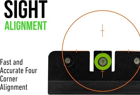 XS SIGHTS R3D Tritium Night Sight Green لـ Taurus G2C، G2 PT III، G2C Millennium G2، G2S، & G3؛ توهج أمامي وخلفي في التريتيوم الداكن in Kuwait