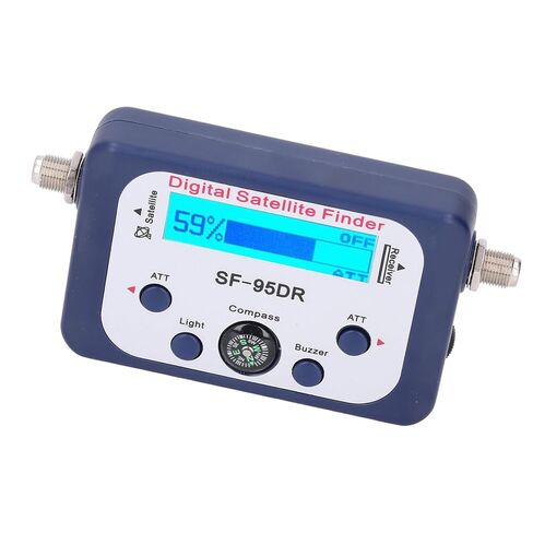 Digital Satellite Signal Finder, Portable Satellite Meter Detector Backlit LCD Display, for Astronomical Observation, Navigation and Positioning, Working in Saudi Arabia
