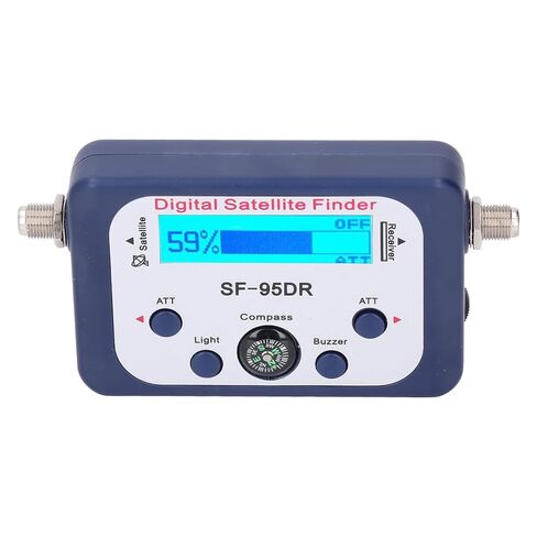 Digital Satellite Signal Finder, Portable Satellite Meter Detector Backlit LCD Display, for Astronomical Observation, Navigation and Positioning, Working in Saudi Arabia