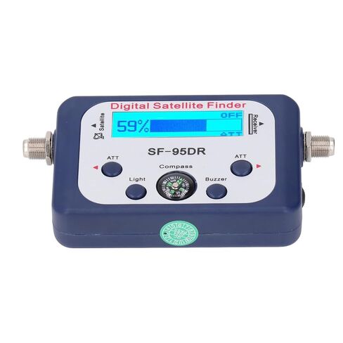 Digital Satellite Signal Finder, Portable Satellite Meter Detector Backlit LCD Display, for Astronomical Observation, Navigation and Positioning, Working in Saudi Arabia
