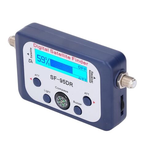 Digital Satellite Signal Finder, Portable Satellite Meter Detector Backlit LCD Display, for Astronomical Observation, Navigation and Positioning, Working in Saudi Arabia