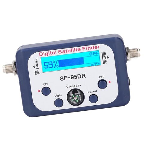 Digital Satellite Signal Finder, Portable Satellite Meter Detector Backlit LCD Display, for Astronomical Observation, Navigation and Positioning, Working in Saudi Arabia
