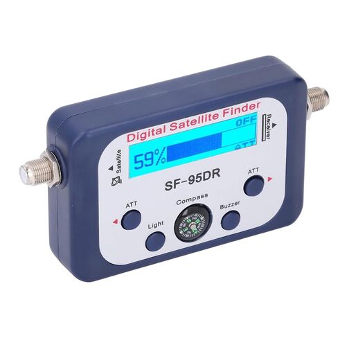 Digital Satellite Signal Finder, Portable Satellite Meter Detector Backlit LCD Display, for Astronomical Observation, Navigation and Positioning, Working in Saudi Arabia