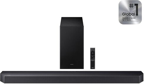 Samsung B-Series Soundbar HW B400F | 2.0 ch Soundbar with Built in Subwoofer | Single Remote Control | Surround Sound Extension | Voice Enhance Mode | Night Mode | Bluetooth in Saudi Arabia