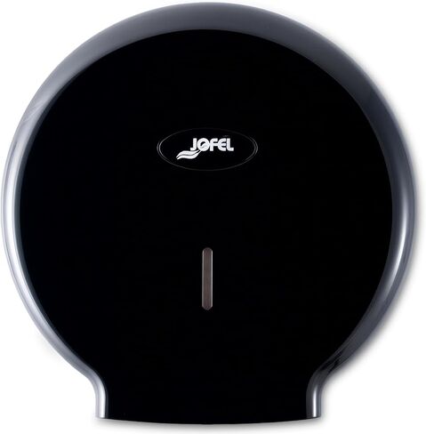 San Jamar Jofel Valor Plastic Tissue Dispenser, Toilet Paper Holder, Tissue Holder with Key Lock for Bathroom, Commercial, Office, Restaurants, Hospitals, Schools, 10 Inches, Black in Kuwait