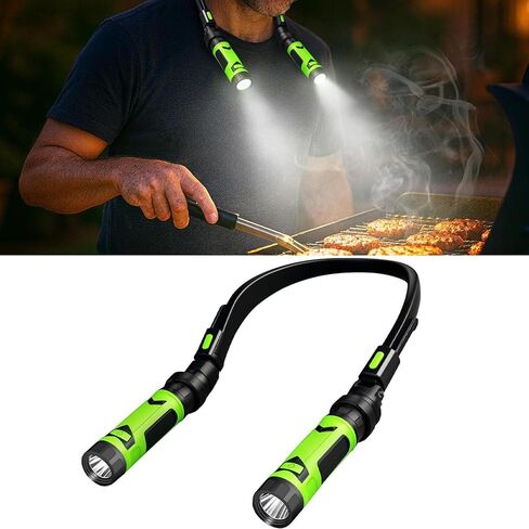 مصباح الرقبة Alomejor، ضوء قراءة USB مع رأس مغناطيسي وتصميم بدون استخدام اليدين للحرف اليدوية والقراءة الليلية in Saudi Arabia