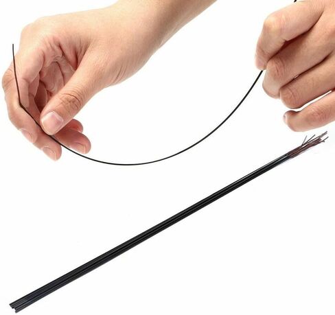 Pack of 5 Fishing Rod Tips 45cm Spare Tip Fishing Rod Tip Hollow Carbon Rod in Saudi Arabia