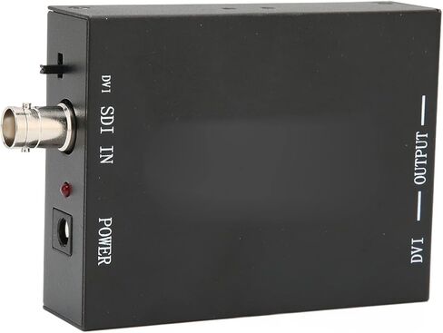 SDI to DVI Converter, SDI to HD Multimedia Interface/DVI Converter HD 1080P, SDI to HD Multimedia Interface Converter Supports HDSDI 3GSDI AC 100‑240V (US Plug) in Saudi Arabia