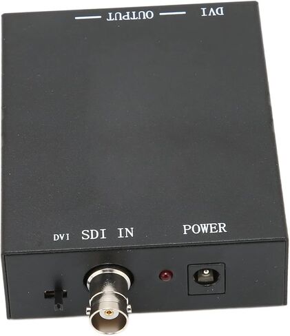 SDI to DVI Converter, SDI to HD Multimedia Interface/DVI Converter HD 1080P, SDI to HD Multimedia Interface Converter Supports HDSDI 3GSDI AC 100‑240V (US Plug) in Saudi Arabia