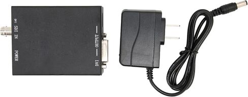 SDI to DVI Converter, SDI to HD Multimedia Interface/DVI Converter HD 1080P, SDI to HD Multimedia Interface Converter Supports HDSDI 3GSDI AC 100‑240V (US Plug) in Saudi Arabia