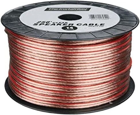 InstallBay by Metra 18 Gauge Speaker Wire, Clear, Bare Copper, 1000ft, 10.5 Pounds in Saudi Arabia