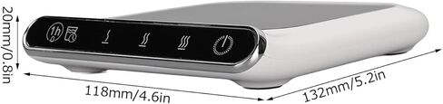 Mug Warmer, PI Heating Method Cup Warmer, USB Powered with 3 Temperature Settings 55, 70, 90, 110, Ideal for Ceramic, Glass & Metal Cups in Saudi Arabia